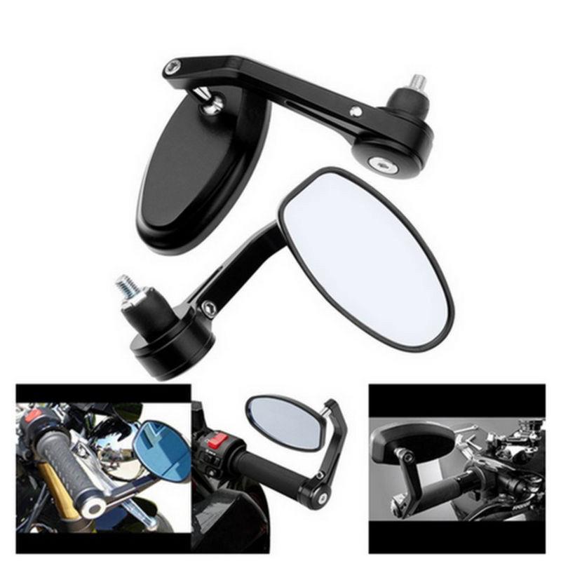 22mm Rear View Side Mirrors Handle Bar End Side Rearview Mirrors For Motorcycle