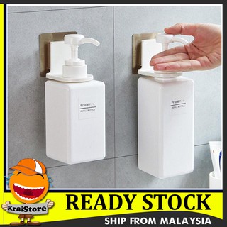 Penyangkut Botol Cecair Shampoo Sabun mandi / Rak Sangkut Di Dinding Letak Bekas mandian 1055