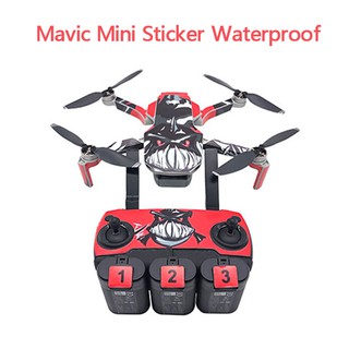 DJI Mavic Mini Sticker Waterproof airframe arm battery remote control Sticker