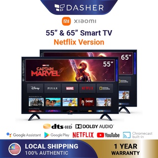 [Netflix] Xiaomi Mi Smart TV 55 / 65 Inch UHD 4S Television with Wifi Google Netflix Youtube-English Version