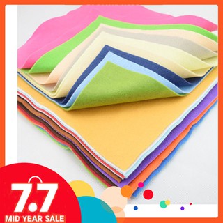 25 Colors Felt Super Soft DIY Craft Supplies Polyester Wool Blend Fabric 30cm