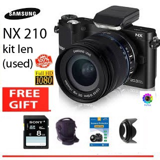 Samsung NX210 Mirrorless Wi-Fi Digital Camera with 18-55mm Lens (Black)(used)