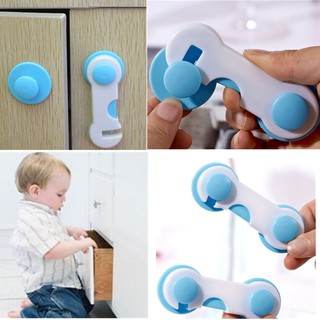 5 Pcs New Adhesive Baby Kids Safety Cabinet Door Fridge Drawer Lock Kunci Peti Sejuk