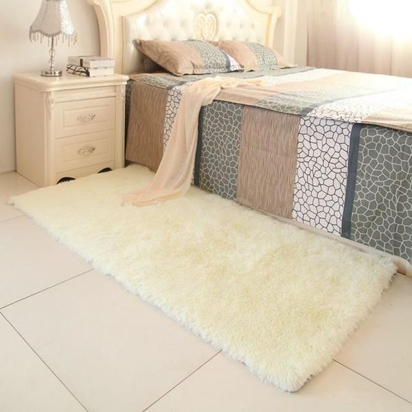Home Plush Shaggy Soft Carpet Floor Mat Rug Anti-Skid Floor Mat Room Carpet