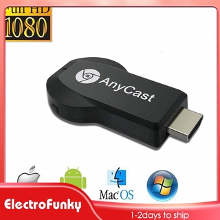 AnyCast M4 M9 Plus WiFi Display Receiver Airplay Miracast HDMI TV DLNA 1080P
