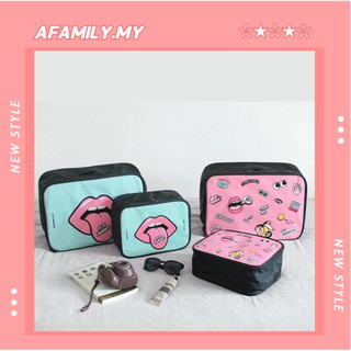ALU Korea Cartoon Portable Women Luggages Travel Bag