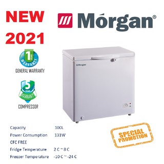 Morgan Mini Chest Freezer MCF-0658L 60L/PETI BEKU OR MCF-1178L(116L)/MCF-0958L 80L
