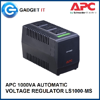 APC Line-R 1000VA Automatic Voltage Regulator LS1000-MS LS1000 - Black ( Warranty by APC Malaysia)- NOT BATTERY BACKUP