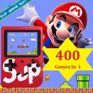 【Ready Stock】 Mini Gameboy Game Console Emulator Built-In Mario Contra Sonic Bomberman.N 400 Games Included Children Toys