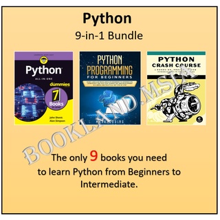 Python Programming 9-in-1 super worth e-bundle | Python Crash Course | Data Science | Artificial Intelligence