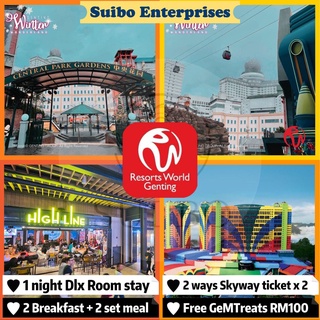 [PROMO] Genting Highlands - First World Hotel Package - Hotel + Breakfast + Set Meal + RM100 voucher + Skyway Min 2pax