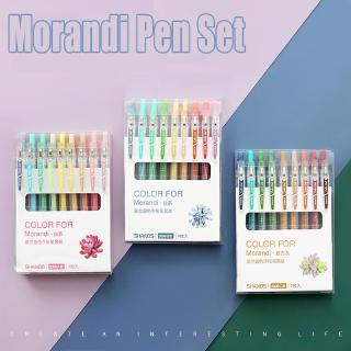 Winzige Morandi Pen Set 9 Color Juice Gel Pen Journal Students Office Stationary
