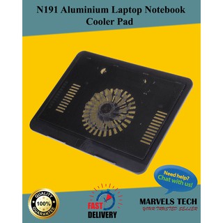Best Quality N191 Aluminium Laptop Notebook Cooler Pad READY STOCK (TODAY SHIP OUT)