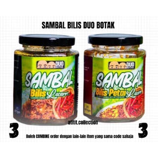 Sambal Bilis Duo Botak | Sambal Bilis | Sambal Bilis Petai | Sambal Ready To Eat