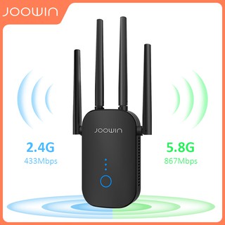 1200Mbps Wifi Repeater Dual Band 2.4+5Ghz Long Range Wireless Wifi Extender Booster Amplifer JW-WR768ACV2 Ready Stock