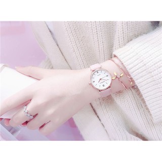 Ins cherry blossom watch girls students Korea simple leisure wild trend ulzzang small fresh college wind