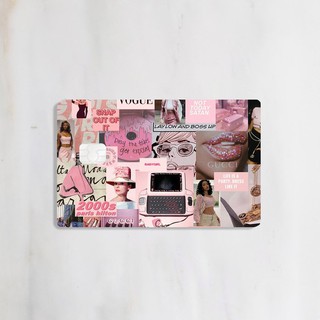 (Luxury) COLLAGE EDITION Card Sticker Cover Skin ATM / Debit / Credit / Emoney / Flazz Card